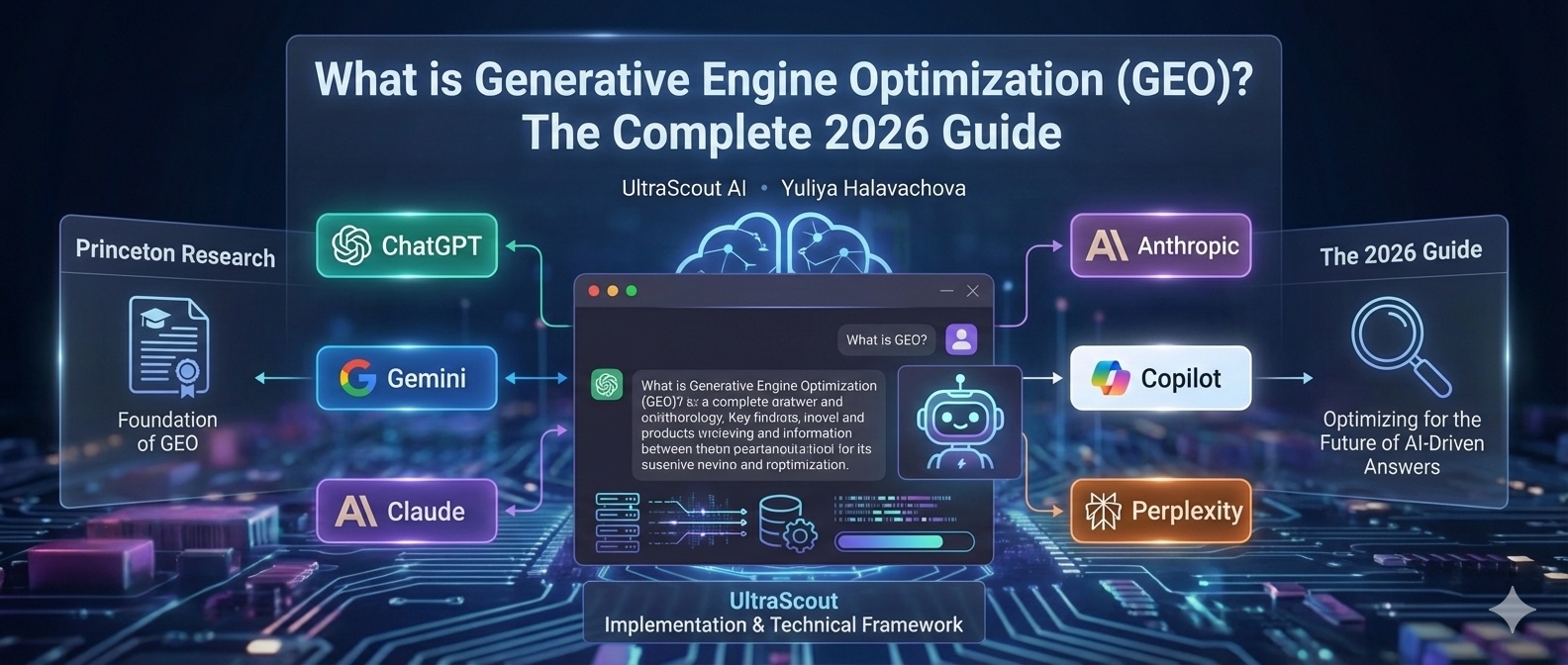 What is Generative Engine Optimization (GEO)? | UltraScout AI